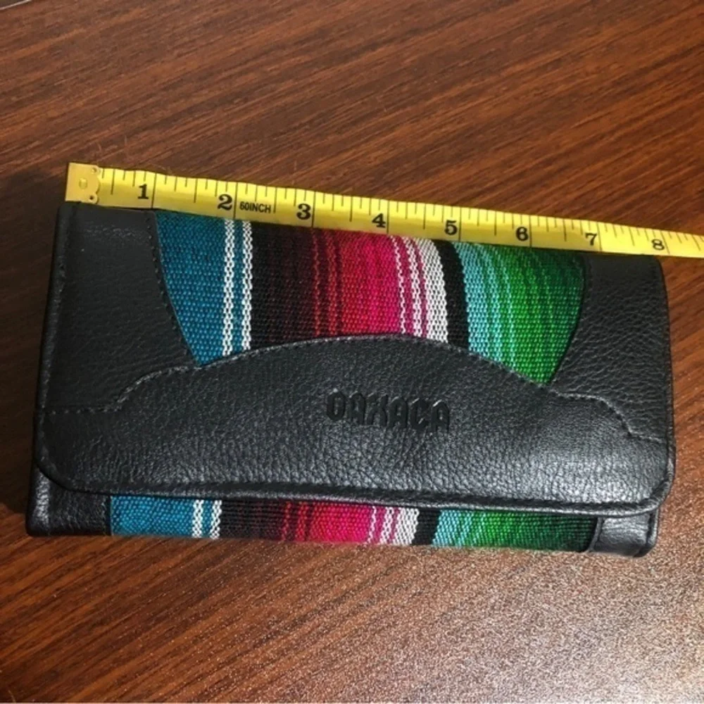 Oaxaca Mexico‎ artisanal woven wallet